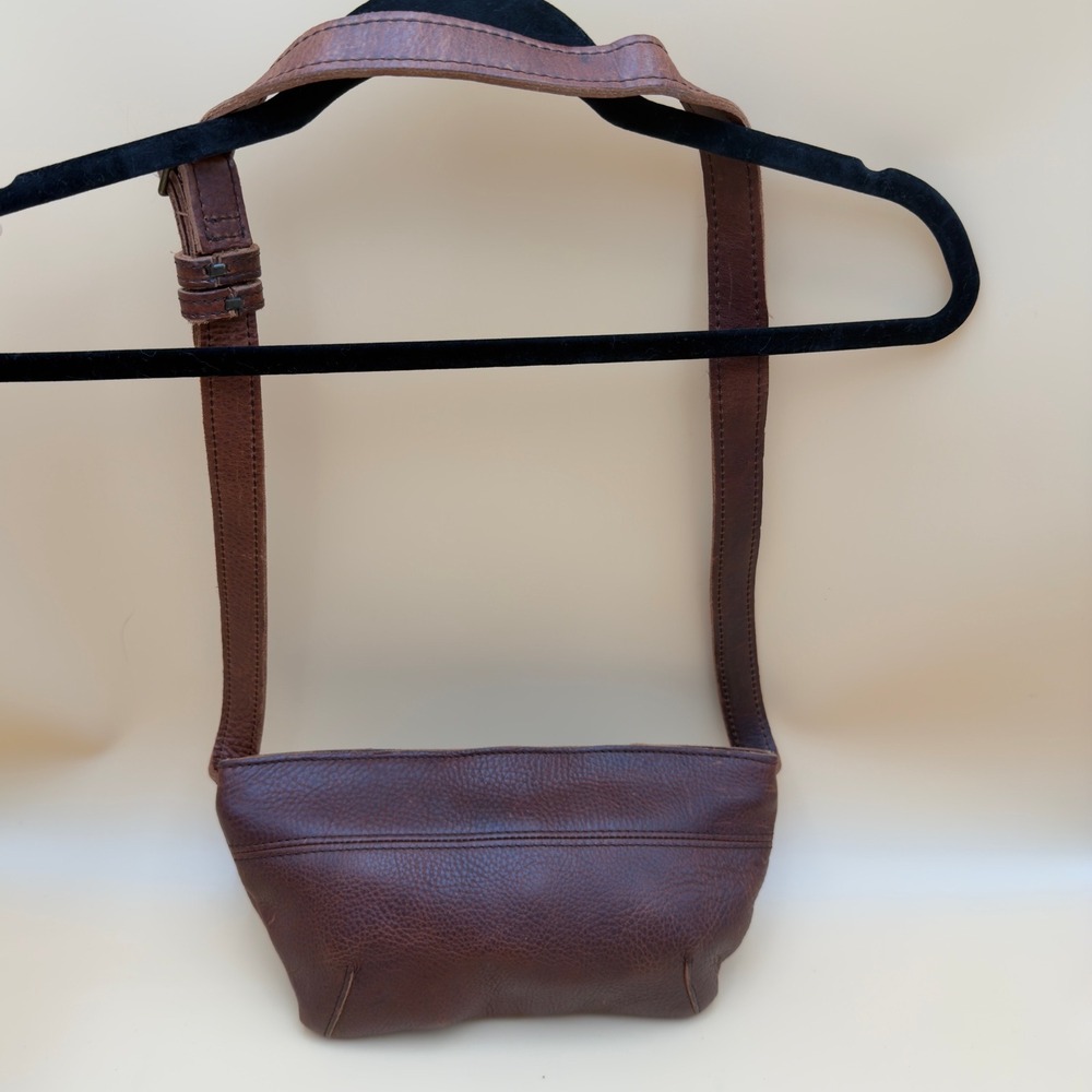 Lifetime Leather Crossbody Bag Women Small Brown Good Full Grain Cowhide Handbag